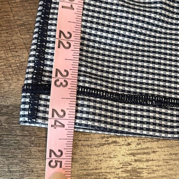 Lululemon Coast To Class Pant Gingham Inkwell Size 6‎ Navy White - Picture 10 of 10